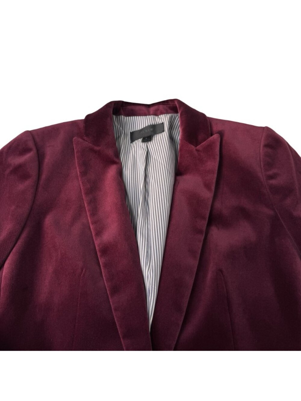 J. Crew Burgundy Velvet Parke Blazer 6 Preppy Heritage Academia - Picture 5 of 15